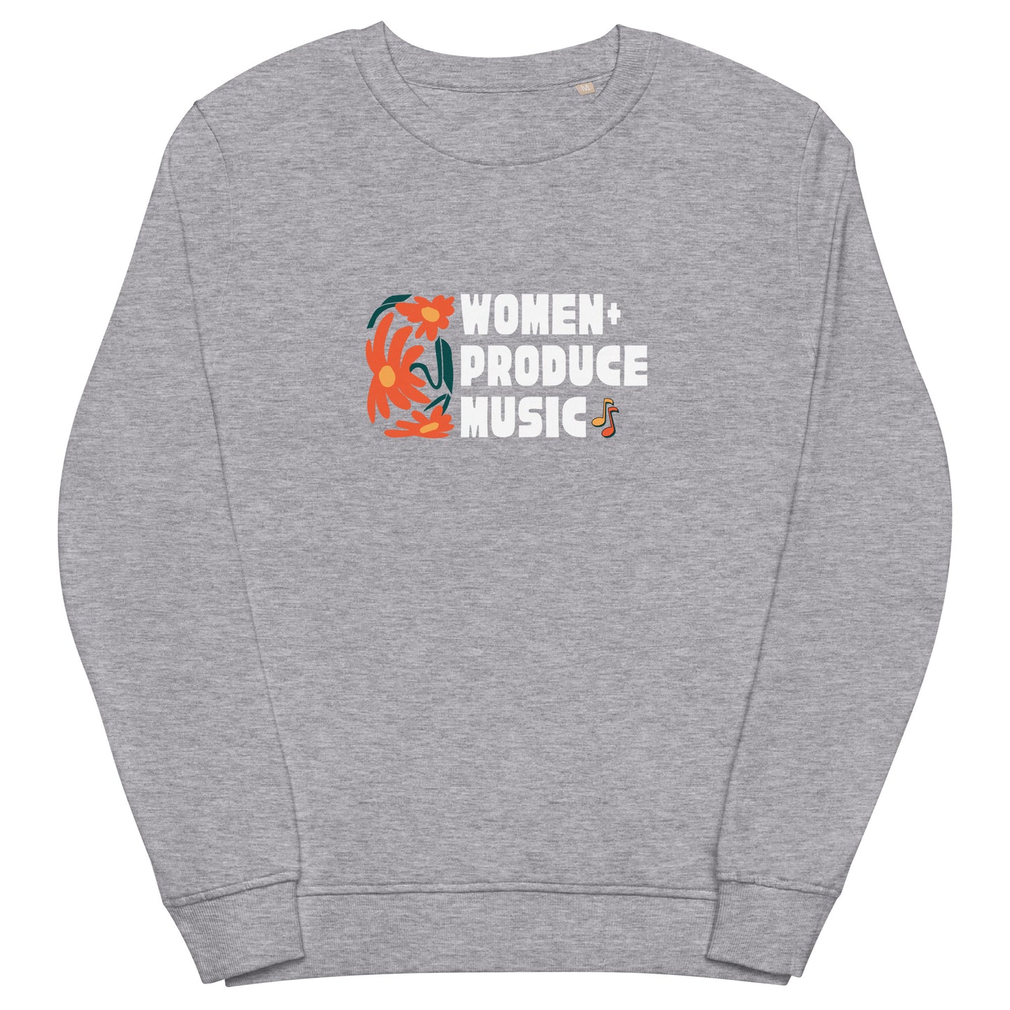 Women+ Produce Music Organic Sweatshirt